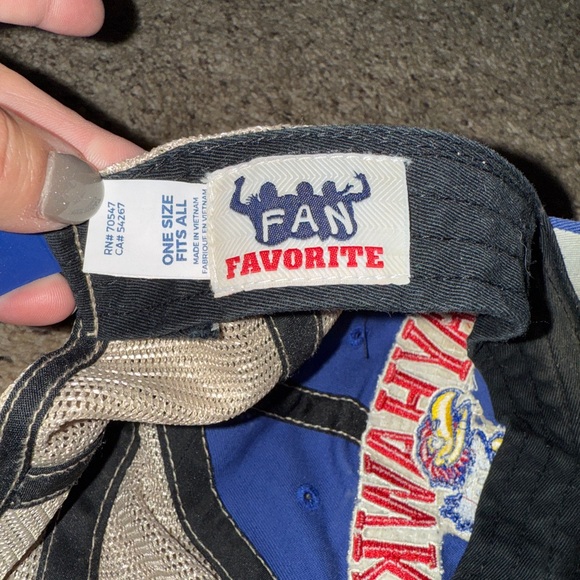 Kansas Jayhawks Cap Mesh - Picture 4 of 4